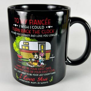 Disney Mickey Minnie Mouse Coffee Cup Mug Multicolor Turn Back Clock Collectible